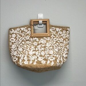 Antik Kraft | XL Jute Tote Bag ⚜️ w/ Wooden Handles